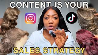 hair business? here's how to create content easily (and make sales)