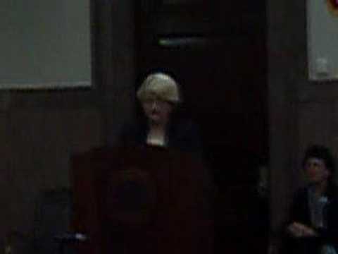 Speaker supporting a Monroe County Domestic Partne...