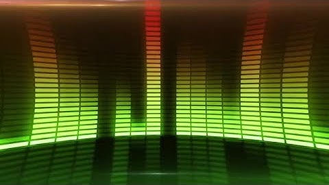 Multicolored Audio Equalizer Moving Bars Stock Motion Graphics