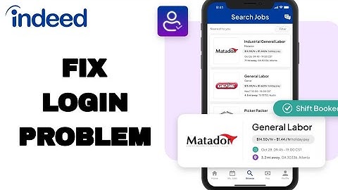 How To Fix And Solve Login Problem On Indeed App | Easy Fix