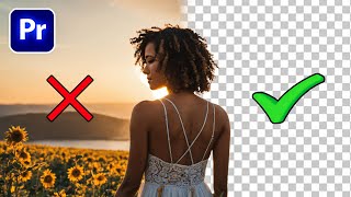 How To EASILY Remove Background From Video in Premiere Pro