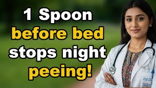 Just 1 Spoon Before Bed – Stops Nighttime Urination While You Sleep | Senior wellness