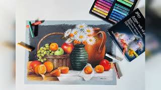 Overview: MUNGYO Gallery Artists' Soft Oil Pastels Professional, 48 Assorted Colors, Vibrant and... screenshot 4