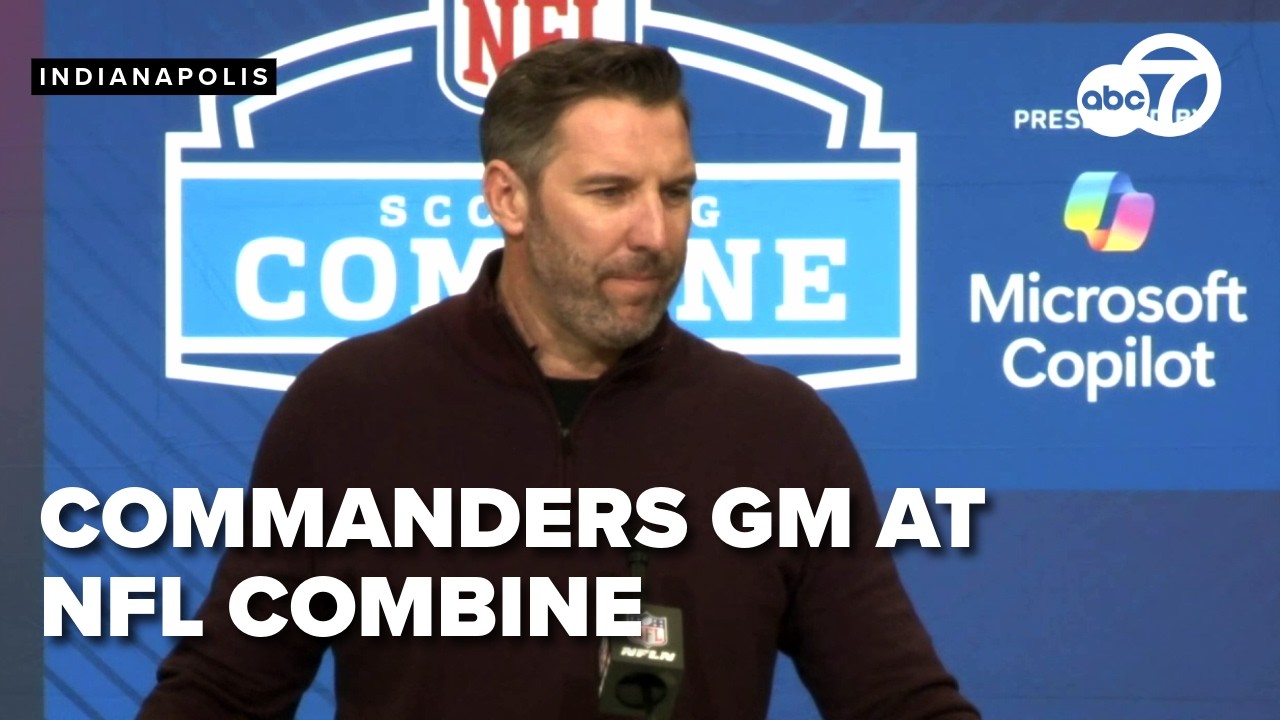 FULL: Commanders' GM Adam Peters takes questions during 2026 NFL Scouting Combine