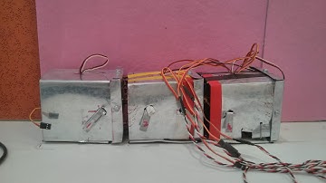 Snake robot: Moving on floor and inside pipes (6x Speed)