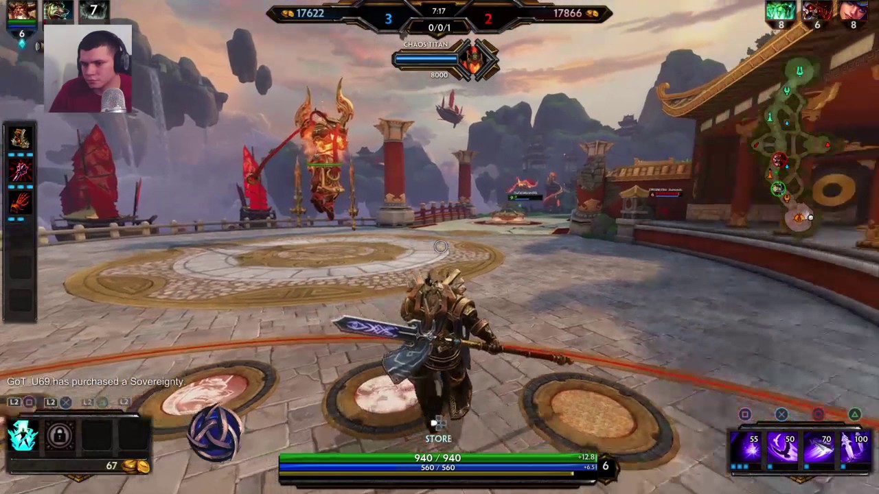 Smite live gameplay