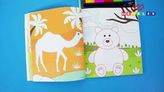 Wembley Finger Painting & Coloring Art Book with 5 Finger Paint Ink Thumbprint Art & Craft screenshot 4