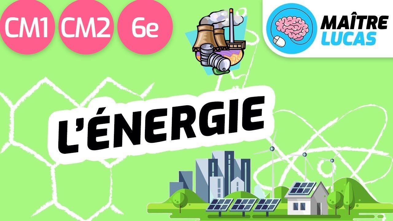 Dessin Page De Garde Sur Matiere Mouvement Energie Information L'énergie CM1 - CM2 - 6ème - Sciences Questionner le monde - YouTube