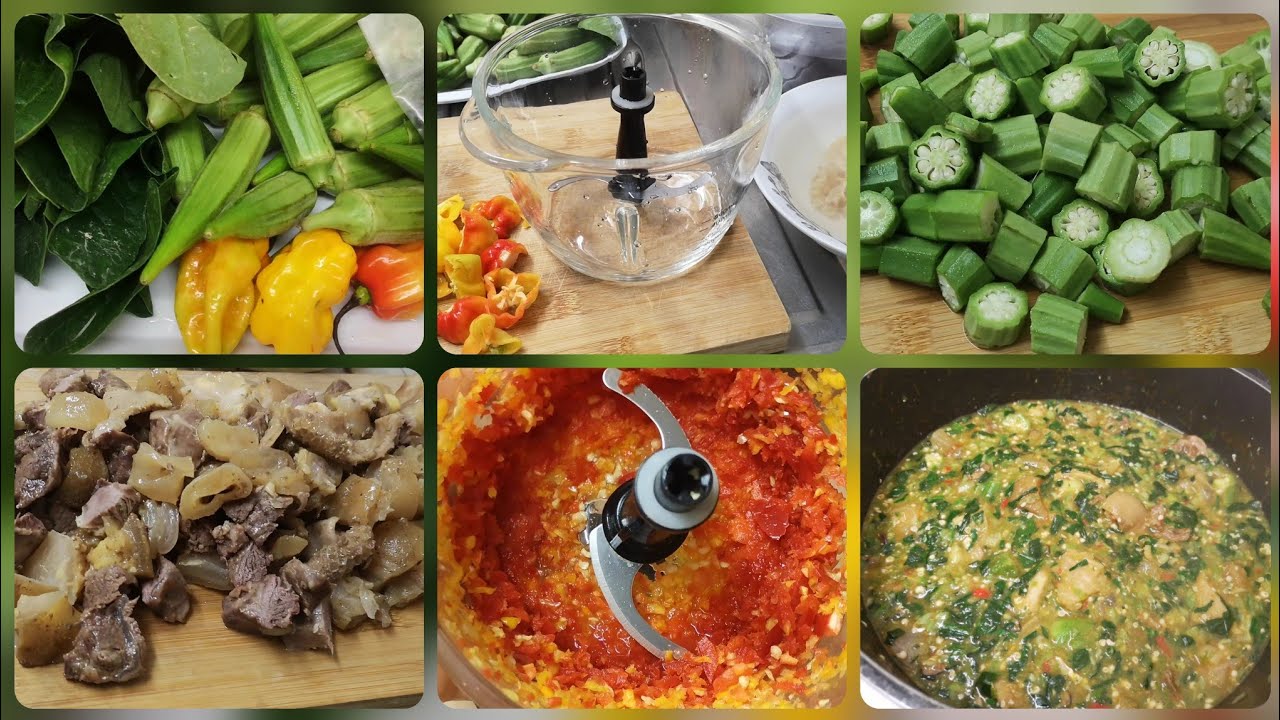 HOW TO MAKE SIMPLE AND HEALTHY OKRO SOUP YouTube