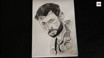 Chris "THOR" Hemsworth pencil drawing video | How to draw realistic Thor-Chris Hemsworth |Let