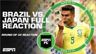 FULL REACTION: Brazil vs. Japan [Round of 32] | ESPN FC