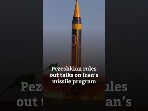 Pezeshkian rules out talks on Iran’s missile program