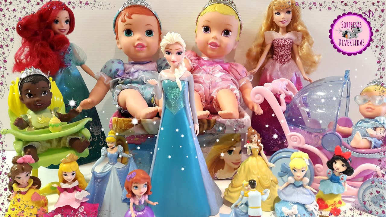 árbitro oportunidad Simular Colección 👑 15 Muñecas Princesas Disney - Sorpresas Divertidas - YouTube