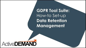 GDPR Tool Suite: GDPR Data Retention Management