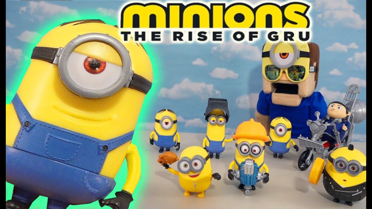 Minions 2 Rise Of Gru Toys Action Figures Youtube