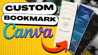 Canva Tutorial: Make Your Own PRINTABLE BOOKMARKS!