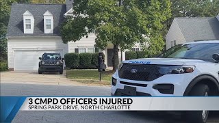 3 officers injured while trying to take suspect into custody