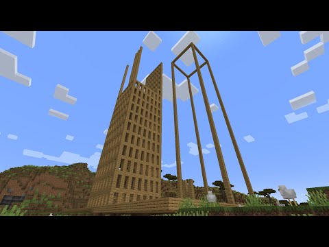 Видео: строю башни из стекла и палок под музыкой