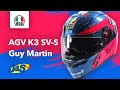 agv k3 guy martin replica pink KY0030-007 Helmet Parts, Ventilation, K-3 SV, PAINTED FRONT VENT Guy Martin replica AGV helmet
