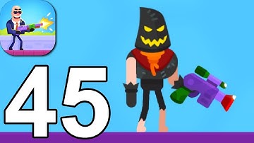 Hitmaster - Gameplay Walkthrough Part 45 Levels 121-132 - Ricochet (iOS,android)