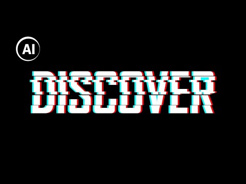 Glitch text effect | illustrator cc