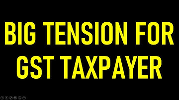 BIG TENSION FOR GST TAXPAYERS IN ITC REVERSAL|GST ITC REVERSAL FOR CAPITAL GOODS