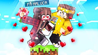 Jogando Com A Fã Maluca Em Apenas Um Bloco No Minecraft Alex 