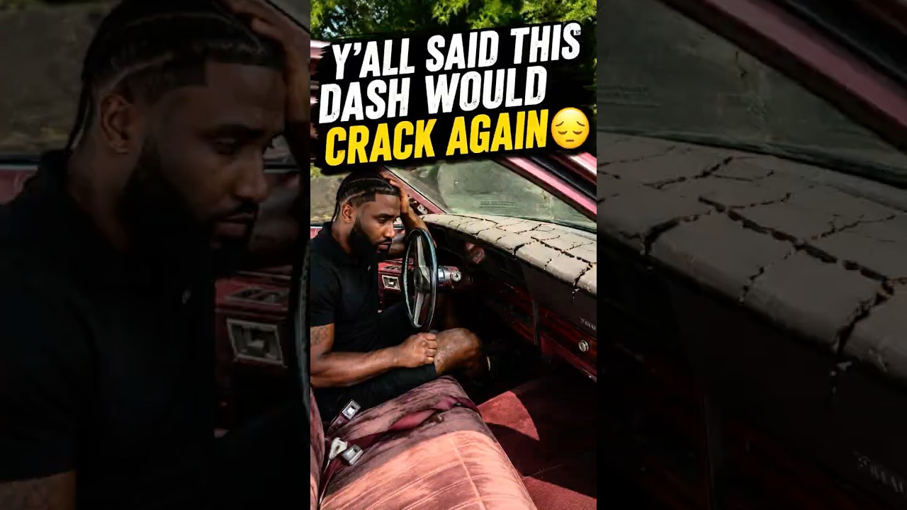 Y’all said this dash would crack again 😅 Full DIY Box Chevy dashboard rebuild on my channel 🔥