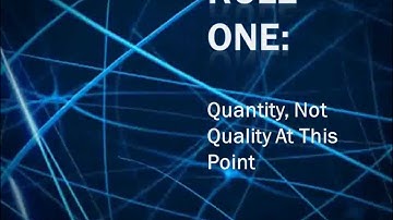 Rules of Brainstorming