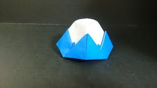 摺紙富士山的摺法Origami Mt.FUJI