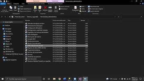 Conexión ODBC de base de datos