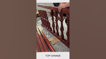 #Solidwood #handrail #railing #Indoor #staircase #short