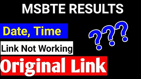 MSBTE Summer Semester Result Confirmed Date | Result Link | MSBTE DIPLOMA RESULT | MSBTE NEW UPDATE