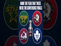 🏒🏆NAME THE YEAR THAT THESE WERE THE CONFERENCE FINALS 💥