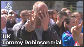 Tommy Robinson trial: Refugees sue anti-Islam figure for libel