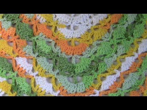 Hedendaags Haken - tutorial #186: de South Bay Omslagdoek - YouTube YL-59