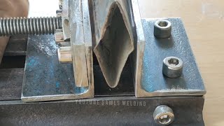 extraordinary creative ideas for welders | how to make an iron vise without welding