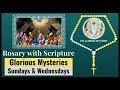 A Scriptural Rosary with Latin prayers Glorious Mysteries