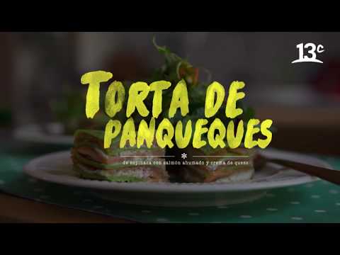 Video: Torta De Panqueques Con Salmón