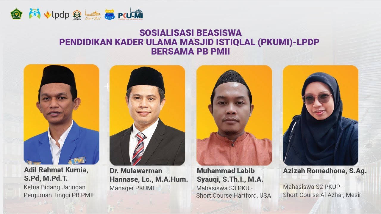 [LIVE ] SOSIALISASI BEASISWA PKUMI - LPDP | Beasiswa & Sharing Pengalaman Short Course