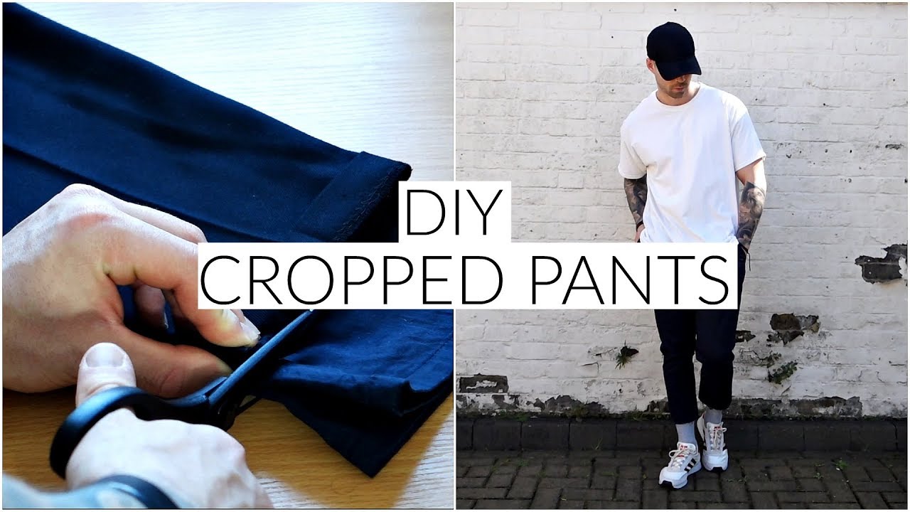 *EASY* DIY CROPPED PANTS TUTORIAL | Men's Fashion | Daniel Simmons ...