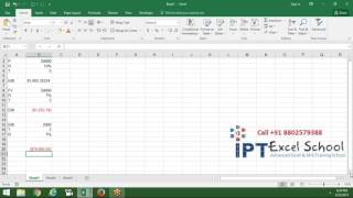 Financial Calculation in Excel 2016 - Advanced Excel Training in Hindi