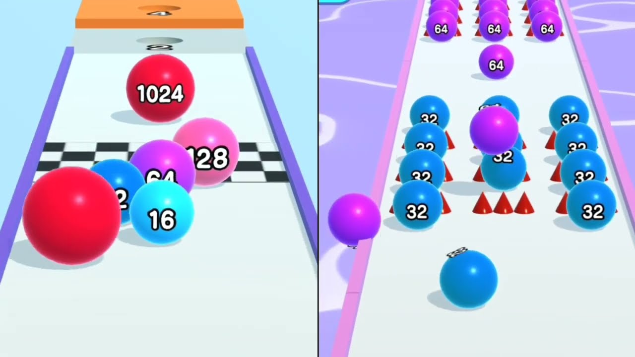 Ball Runner games android iOS,,, 🎮🎮🎮🎮 Gameplay walktrough android iOS