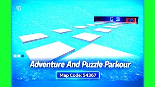 😱 Adventure & Puzzle Parkour in BGMI WOW MODE! 🔥 | Extreme Brain + Skill Challenge | MAP CODE 54367