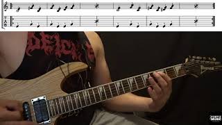 Dissection-Unhallowed Guitar Lesson with On-Screen Tabs