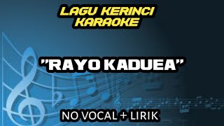 Lagu kerinci (s.penuh) karaoke