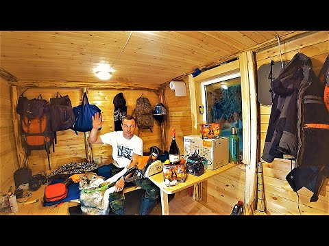 “Тайга” Мороз -40! Новый 2022 год! Один, вернулся в избушку. Новогодний праздник в ТАЙГЕ!