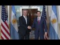 Secretary Rubio meets with Argentine Foreign Minister Pablo Quirno