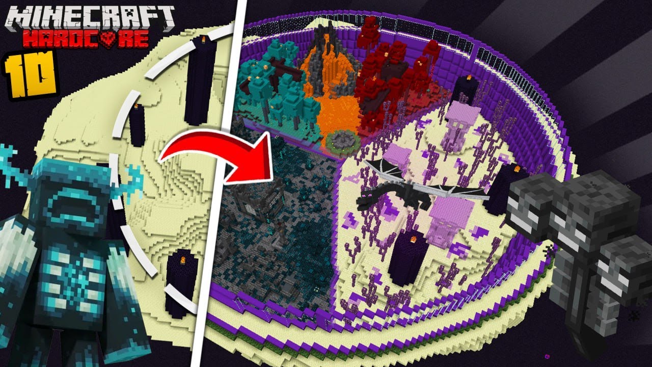 Ich habe ALLE BOSSE in Minecraft Hardcore gefangen!