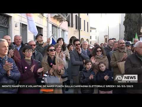 NIENTE MANIFESTI E VOLANTINI, DE NARDI PUNTA SULLA CAMPAGNA ELETTORALE 'GREEN' | 30/03/2023